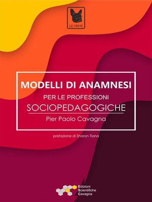 cover image of Modelli di anamnesi per le professioni socio-pedagogiche